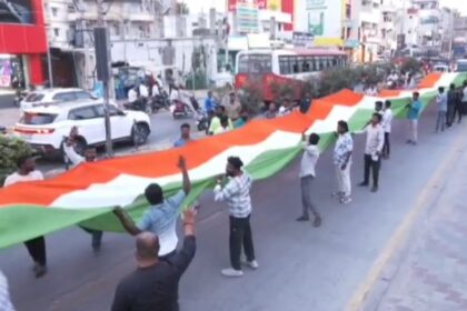 ಆಪರೇಷನ್ ಸಿಂಧೂರ್ ಕಾರ್ಯಾಚರಣೆಗೆ ಬೆಂಬಲಿಸಿ ತಿರಂಗ ಯಾತ್ರೆ