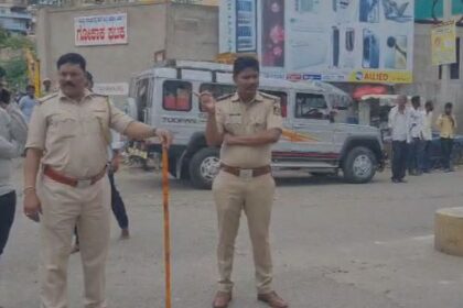 ಹೆಲ್ಮೇಟ್ ಧರಿಸದವರಿಗೆ ದಂಡ ವಿಧಿಸಿ ಬಿಸಿ ಮುಟ್ಟಿಸಿದ ಪೋಲಿಸ್ ಇಲಾಖೆ