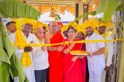  ಹೊನ್ನಿಹಾಳ ಗ್ರಾಮದಲ್ಲಿ ನೂತನ ವಿಠ್ಠಲ ಬೀರದೇವ ಮಂದಿರ ಉದ್ಘಾಟನೆ