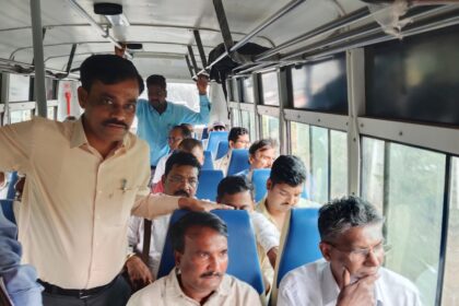 ಸಚಿವ ಸತೀಶ ಜಾರಕಿಹೊಳಿ ಅವರಿಂದ ರಸ್ತೆ ಕಾಮಗಾರಿ ಪರಿಶೀಲನೆ