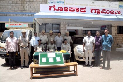 ಶುಗರ್ ಪ್ಯಾಕ್ಟರಿ ಮಶೀನರ ಸಾಮಾನುಗಳ ಕಳ್ಳರ ಬಂಧನ ಪೋಲಿಸರಿಗೆ ಶ್ಲ್ಯಾಘನೆ