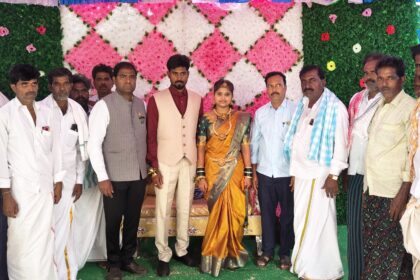  ಓಬಣ್ಣ ಕುಟುಂಬದವರ ಮದುವೆ ಕಾರ್ಯಕ್ರಮದಲ್ಲಿ ಶಾಸಕ:  ಶ್ರೀನಿವಾಸ್ ಎನ್. ಟಿ. ಉಪಸ್ಥಿತಿ.