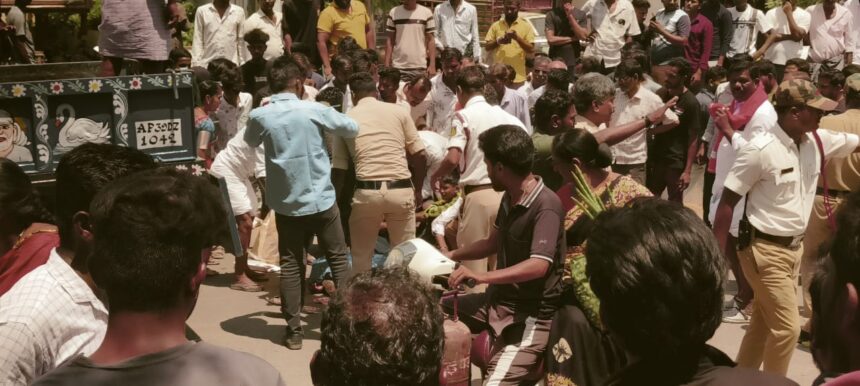 ಲಾರಿ- ಬೈಕ್ ಡಿಕ್ಕಿ ಓರ್ವ ಮಹಿಳೆ ಸಾವು! ಲಾರಿ- ಬೈಕ್ ಡಿಕ್ಕಿ ಓರ್ವ ಮಹಿಳೆ ಸಾವು!