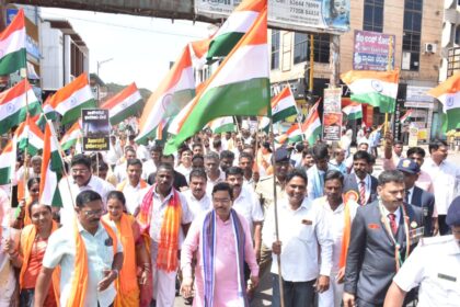 ಹುಬ್ಬಳ್ಳಿಯಲ್ಲಿ ‘ತಿರಂಗಯಾತ್ರೆ’ ಗೆ ಜೋಶಿ ಚಾಲನೆ