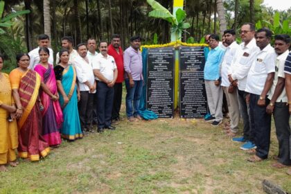 ಕೊಡಗೀಹಳ್ಳಿ ಗ್ರಾಪಂ ವ್ಯಾಪ್ತಿಯಲ್ಲಿ ಅಭಿವೃದ್ದಿ ಕಾರ್ಯಗಳಿಗೆ ಶಾಸಕ ಎಂ.ಟಿ.ಕೃಷ್ಣಪ್ಪ ಪೂಜೆ