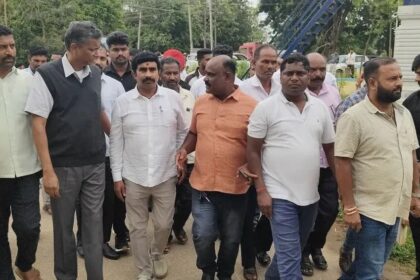 ಮಳೆ ಹಾನಿ:  ಚಿಕ್ಕಮಂಗಳೂರು ಜಿಲ್ಲೆಯ ಪ್ರದೇಶಗಳಿಗೆ ಸಚಿವ ಸತೀಶ ಜಾರಕಿಹೊಳಿ ಭೇಟಿ ಪರಿಶೀಲನೆ