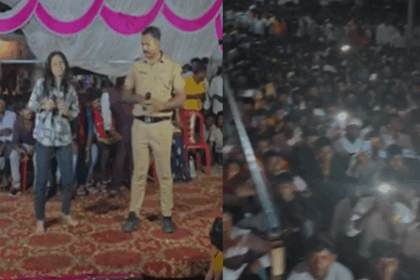 ಮಹಾರಾಷ್ಟ್ರದಲ್ಲಿ ಕನ್ನಡದ ಕಲರವ :ಕನ್ನಡದ ಹಾಡು ಹಾಡಿದ ಪೊಲೀಸ್ ಅಧಿಕಾರಿ.