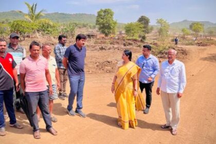 ಕೆರೆ ತುಂಬಿಸುವ ಯೋಜನೆ ಪ್ರಗತಿ ಪರಿಶೀಲಿಸಿದ ಸಚಿವೆ ಲಕ್ಷ್ಮೀ ಹೆಬ್ಬಾಳಕರ್