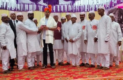  ಶ್ರೀ ಮಹಾಲಕ್ಷ್ಮೀದೇವಿ ದೇವಸ್ಥಾನಕ್ಕೆ ಭೇಟಿ ಕೊಟ್ಟ  ರಾಹುಲ್ ಜಾರಕಿಹೊಳಿ