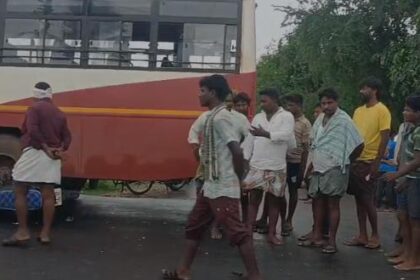 ಕೆಎಸ್ಆರ್ಟಿಸಿ ಬಸ್ ಮತ್ತು ಬೈಕ್ ಡಿಕ್ಕಿ ಓರ್ವ ವ್ಯಕ್ತಿ ಸಾವು