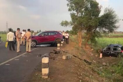 ಮಾಜಿ ಶಾಸಕನ ಪುತ್ರನ ಕಾರು ಅಪಘಾತ : ಒಂದೇ ಕುಟುಂಬದ ಮೂವರು ಸಾವು 