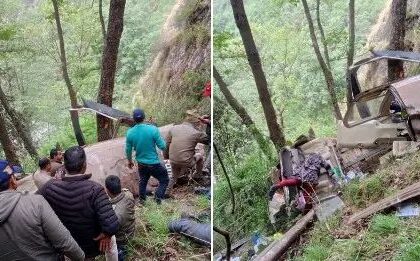 ಉತ್ತರಕಾಶಿ ಬಳಿ ಹೆಲಿಕಾಪ್ಟರ್ ಏಕಾಏಕಿ ಪತನ : 6ಜನ ಸಾವು