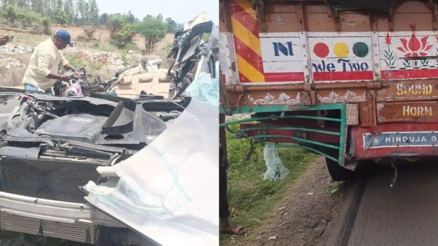 ಭೀಕರ ಅಪಘಾತ : 6 ಜನ ಸ್ಥಳದಲ್ಲೇ ಸಾವು ಭೀಕರ ಅಪಘಾತ : 6 ಜನ ಸ್ಥಳದಲ್ಲೇ ಸಾವು