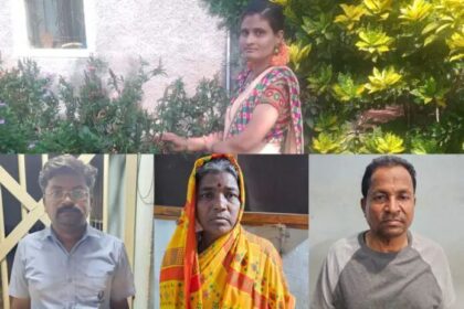 ತಲೆ ಮೇಲೆ ಕಲ್ಲು ಹಾಕಿ ಸೂಸೆ ಕೊಲೆ : ಅತ್ತೆ, ಮಾವ, ಅಳಿಯ ಅರೆಸ್ಟ್ 