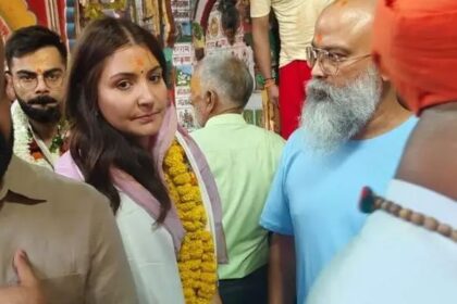 ಅಯೋಧ್ಯೆಯ ರಾಮ ಮಂದಿರಕ್ಕೆ ಭೇಟಿ ನೀಡಿದ ವಿರಾಟ್ ಕೊಹ್ಲಿ ದಂಪತಿ 