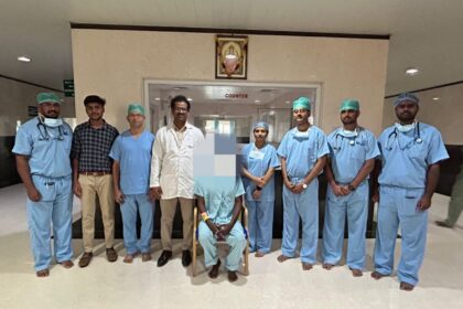 ದಾವಣಗೆರೆಯಲ್ಲಿ ಯುವಕನಿಗೆ ‘ಹೊಸ ಜೀವನ’ ಕೊಟ್ಟ ಎಸ್‌ಎಸ್‌ ನಾರಾಯಣ ಆಸ್ಪತ್ರೆ ವೈದ್ಯರು!