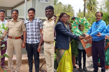 ಹಟ್ಟಿ ಪೋಲಿಸ್ ಠಾಣೆಯಲ್ಲಿ ಸಸಿ ನಡುವ ಮೂಲಕ ವಿಶ್ವ ಪರಿಸರ ದಿನಾಚರಣೆ 