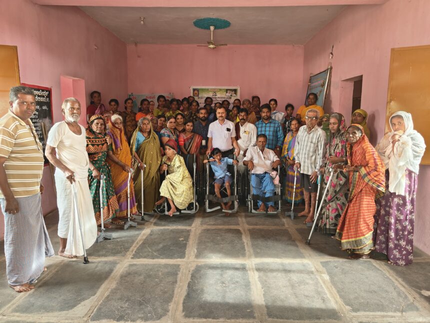 ಶ್ರೀ ಕ್ಷೇತ್ರ ಧರ್ಮಸ್ಥಳ ಗ್ರಾಮಾಭಿವೃದ್ಧಿ ಯೋಜನೆಯಿಂದ ವಿಶೇಷ ಚೇತನರಿಗೆ 1.22 ಲಕ್ಷ ಮೌಲ್ಯದ ಸಲಕರಣೆ ವಿತರಣೆ