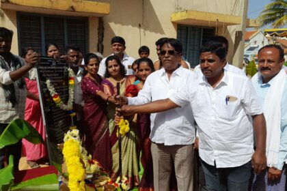 ಮಾದಿಹಳ್ಳಿ ಗ್ರಾಪಂ ನೂತನ ಕಾರ್ಯಾಲಯ ನಿರ್ಮಾಣಕ್ಕೆ ಗುದ್ದಲಿ ಪೂಜೆ ನೆರವೇರಿಸಿದ : ಶಾಸಕ ಎಂ.ಟಿ.ಕೃಷ್ಣಪ್ಪ