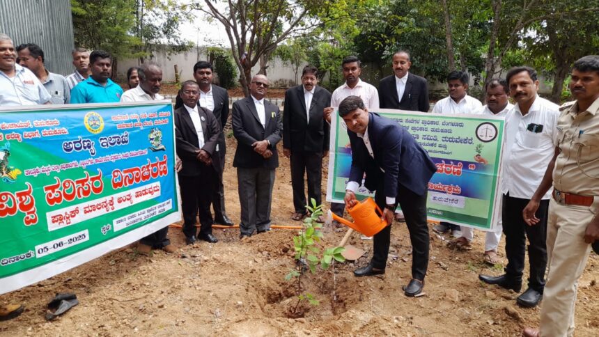 ಪರಿಸರ ದಿನಾಚರಣೆ ಒಂದು ದಿನಕ್ಕೆ ಸೀಮಿತವಾಗದೆ ವರ್ಷಪೂರ್ತಿ ನಡೆಯಲಿ : ಸಿವಿಲ್ ನ್ಯಾಯಾಧೀಶ ದೀಪು