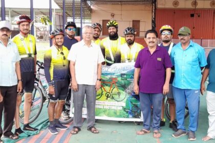 ಕೆಮ್ಮಣ್ಣುಗುಂಡಿಗೆ ರೈಡಿಂಗ್ ಹೊರಟ ತುರುವೇಕೆರೆ ಸೈಕಲ್ ರೈಡರ್ಸ್ ತಂಡ