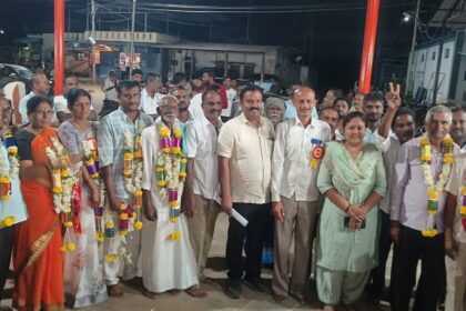 ಕೊಡಗೀಹಳ್ಳಿ ಕೃಷಿ ಪತ್ತಿನ ಸಹಕಾರ ಸಂಘದ ಚುನಾವಣೆ/ ಡಿಸಿಸಿ ಬ್ಯಾಂಕ್ ನಿರ್ದೇಶಕ ಸಿದ್ದಲಿಂಗಪ್ಪ ಬಣಕ್ಕೆ ಭರ್ಜರಿ ಜಯ