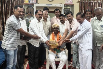 ಕಾಗವಾಡ ಮಂಡಲದ ಅಧ್ಯಕ್ಷರಾದ ಗಣೇಶವಾಡಿ ಅವರಿಗೆ ಸನ್ಮಾನ