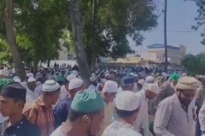 ಅರಸಿಕೇರೆ: ಸಂಭ್ರಮದ ಬಕ್ರೀದ್ ಆಚರಣೆ