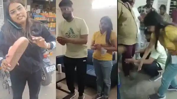 ಆಟೋ ಚಾಲಕನಿಗೆ ಚಪ್ಪಲಿಯಿಂದ ಥಳಿತ : ಕಾಲಿಗೆ ಬಿದ್ದು ಕ್ಷಮೆ ಕೇಳಿದ ಮಹಿಳೆ ಆಟೋ ಚಾಲಕನಿಗೆ ಚಪ್ಪಲಿಯಿಂದ ಥಳಿತ : ಕಾಲಿಗೆ ಬಿದ್ದು ಕ್ಷಮೆ ಕೇಳಿದ ಮಹಿಳೆ