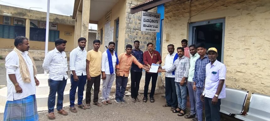 ವಸತಿ ನಿಲಯ ಮಂಜೂರು ಮಾಡಲು ಮನವಿ