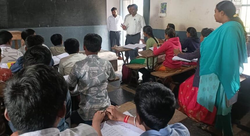 ಶಿಕ್ಷಣಾಧಿಕಾರಿಗಳ ಶಾಲಾ ಭೇಟಿ, ಶೈಕ್ಷಣಿಕ ಪ್ರಗತಿ, ದಾಖಲಾತಿ ಪರಿಶೀಲನೆ