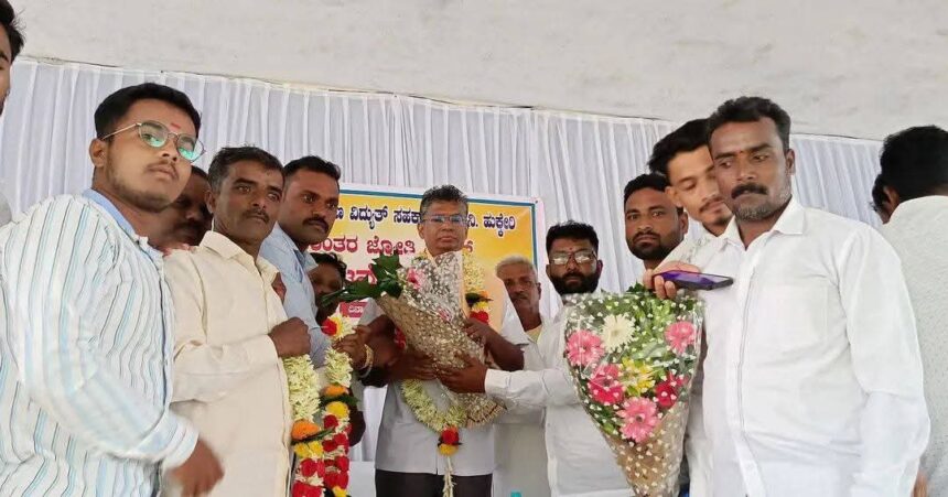 ನಿರಂತರ ಜ್ಯೋತಿ ಕಾಮಗಾರಿಗೆ ಸಚಿವರಾದ ಸತೀಶ್ ಜಾರಕಿಹೊಳಿ ಅವರಿಂದ  ಚಾಲನೆ