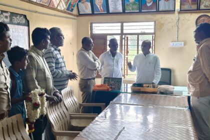 ಚಂದಾಪುರ ಸರಕಾರಿ ಪ್ರೌಢ ಶಾಲೆಗೆ ಸಚಿವ ಶರಣಪ್ರಕಾಶ ದಿಢೀರ್ ಭೇಟಿ