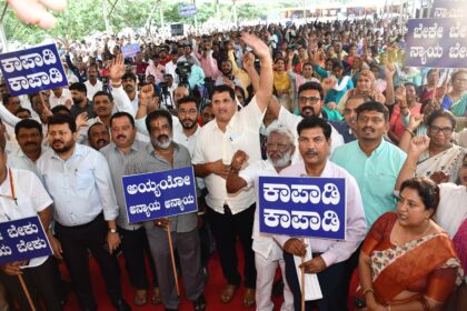 ಸರ್ಕಾರಿ ನೌಕರಿಗೆ ನೀಡುವ ಸೌಲಭ್ಯಗಳು ಪಾಲಿಕೆ ನೌಕರರಿಗೂ ನೀಡುವಂತೆ ಬೃಹತ್ ಪ್ರತಿಭಟನೆಗೆ ಬೆಂಬಲ : ಮಹೇಶ್ ಸಿ ಹುಬಳಿ