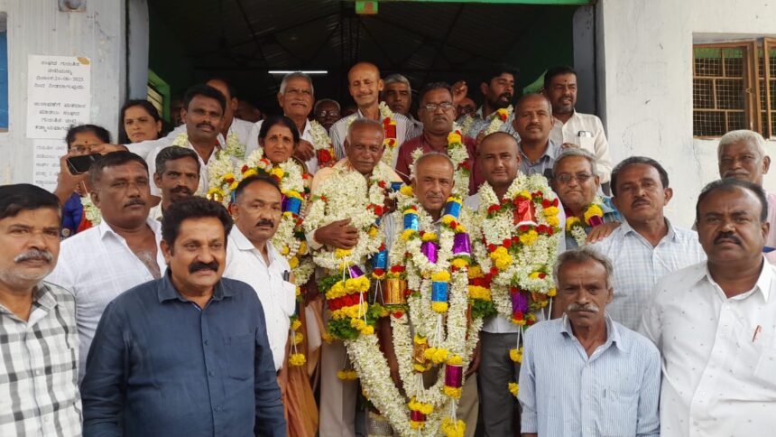 ಕೊಡಗೀಹಳ್ಳಿ ಪಿಎಸಿಬಿ ಅಧ್ಯಕ್ಷರಾಗಿ ಯದುಕುಮಾರ್, ಉಪಾಧ್ಯಕ್ಷರಾಗಿ ಜಯಲಕ್ಷ್ಮಮ್ಮ ಅವಿರೋಧ ಆಯ್ಕೆ