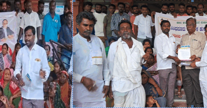 ಕುಳುವ ಮಹಾ ಸಂಘ ಸಮುದಾಯಗಳ ಒಕ್ಕೂಟದಿಂದ ತಾಲೂಕ ದಂಡಾಧಿಕಾರಿ ಕಛೇರಿ ಮುಂದೆ ಪ್ರತಿಭಟನೆ!