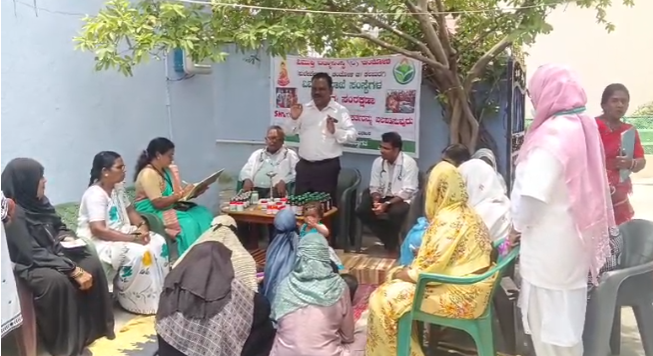 ಆಯುರ್ವೇದಿಕ್ ಔಷಧ ಬಗ್ಗೆ ತಾಲೂಕ ಅಧಿಕಾರಿಗಳಿಂದ ಜಾಗೃತಿ ಅಭಿಯಾನ