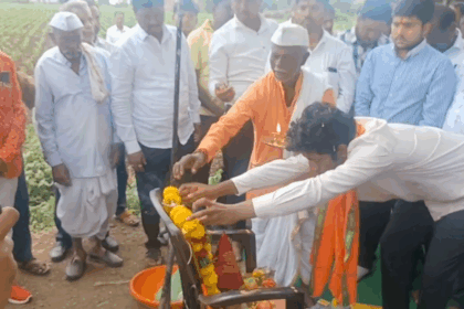 ಸಂಸದ ಸಾಗರ ಖಂಡ್ರೆ ಹಸ್ತದಿಂದ ರಸ್ತೆ ನಿರ್ಮಾಣ ಕಾಮಗಾರಿಗೆ ಭೂಮಿ ಪೂಜೆ