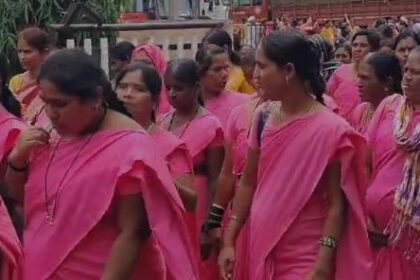 ಕೇಂದ್ರ , ರಾಜ್ಯ ಸರಕಾರ ವಿರುದ್ಧ ಕಾರ್ಮಿಕ ನೀತಿ ಖಂಡಿಸಿ ಪ್ರತಿಭಟನೆ