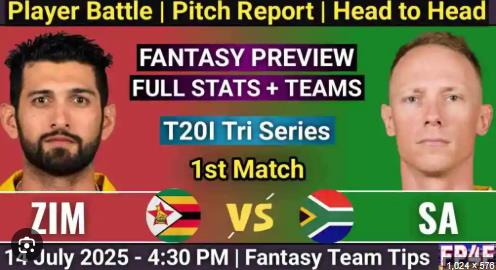 ದಕ್ಷಿಣ ಆಫ್ರಿಕಾ- ಜಿಂಬಾಬ್ವೆ ಮೊದಲ ಟ್ವೆಂಟಿ-20 ಇಂದು