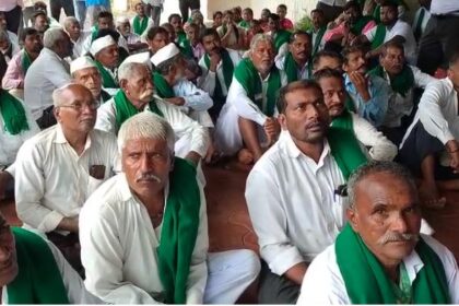 ಧಾರವಾಡ ಕೈಗಾರಿಕಾ ಪ್ರದೇಶಕ್ಕೆ ನೀರು ಸರಬರಾಜ ಮಾಡುವುದನ್ನು ಖಂಡಿಸಿ ಪ್ರತಿಭಟನೆ