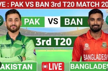ಪಾಕ್- ಬಾಂಗ್ಲಾ 3 ನೇ ಟ್ವೆಂಟಿ-20 ಇಂದು