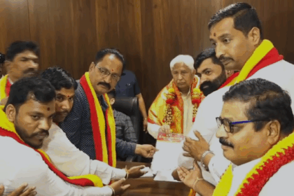 ಗಡಿ ಉಸ್ತುವಾರಿ ಸಚಿವರು ಬೆಳಗಾವಿ ಭೇಟಿ ಕ.ರ.ವೇ. ಹೋರಾಟಗಾರರ ಜೊತೆ ಚರ್ಚೆ