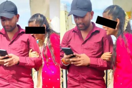 ವಿವಾಹಿತೆಯನ್ನು ಮದುವೆಯಾಗೋದಾಗಿ ನಂಬಿಸಿ ಗರ್ಭಿಣಿ ವಂಚನೆ : ಮನೆ ಮುಂದೆ ಮಹಿಳೆ ಧರಣಿ