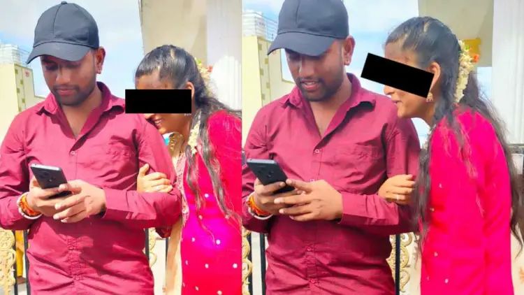 ವಿವಾಹಿತೆಯನ್ನು ಮದುವೆಯಾಗೋದಾಗಿ ನಂಬಿಸಿ ಗರ್ಭಿಣಿ ವಂಚನೆ : ಮನೆ ಮುಂದೆ ಮಹಿಳೆ ಧರಣಿ