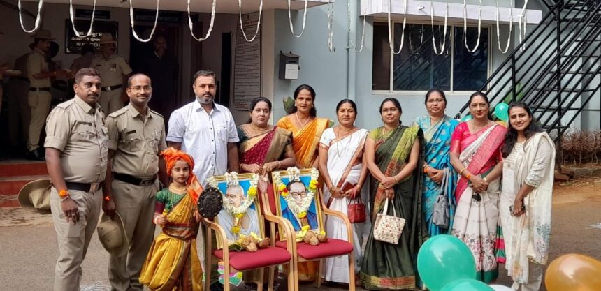 ಪೊಲೀಸರಿಗೆ ರಕ್ಷಾಬಂಧನ ಕಟ್ಟಿದ ಸಂಕಲ್ಪದ ಮಹಿಳೆಯರು