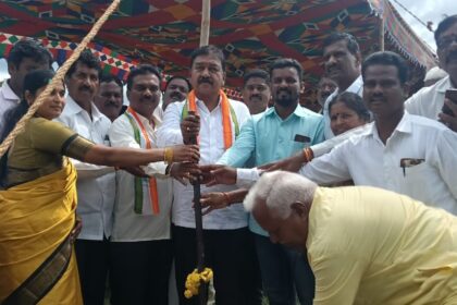 ವಿವಿಧ ಕಾಮಗಾರಿಗಳಿಗೆ ಭೂಮಿಪೂಜೆ ನೆರೆವೇರಿಸಿದ ಶಾಸಕ ಎ ಆರ್ ಕೃಷ್ಣಮೂರ್ತಿ
