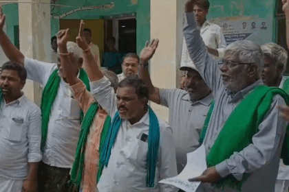 ವಿವಿಧ ಬೇಡಿಕೆಗಳ ಈಡೇರಿಕೆಗೆ ರಾಜ್ಯ ರೈತ ಸಂಘ, ಹಸಿರು ಸೇನೆ ಒತ್ತಾಯ