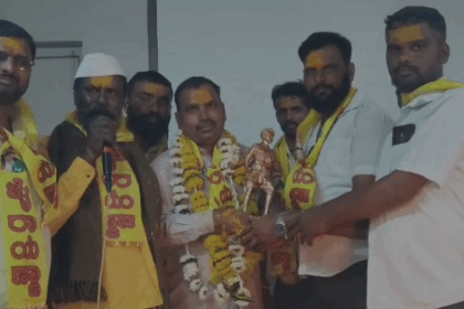 ರಾಯಣ್ಣ ಜ್ಯೋತಿಗೆ ಚಿಕ್ಕೋಡಿಯಲ್ಲಿ ಅದ್ಧೂರಿ ಸ್ವಾಗತ