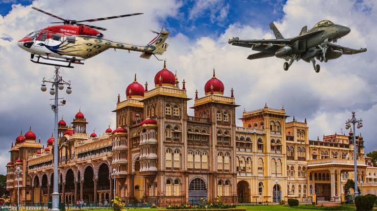 ಮೈಸೂರು ದಸರಾದಲ್ಲಿ ಏರ್ ಶೋ ನಡೆಸಲು ರಕ್ಷಣಾ ಇಲಾಖೆ ಅನುಮತಿ : ಸಿದ್ದರಾಮಯ್ಯ ಧನ್ಯವಾದ ಮೈಸೂರು ದಸರಾದಲ್ಲಿ ಏರ್ ಶೋ ನಡೆಸಲು ರಕ್ಷಣಾ ಇಲಾಖೆ ಅನುಮತಿ : ಸಿದ್ದರಾಮಯ್ಯ ಧನ್ಯವಾದ